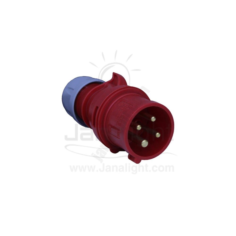 بريزة صاروخ 16 امبير 4 بول داخل Inside Installation 4P 16A Industrial Connector Plug
